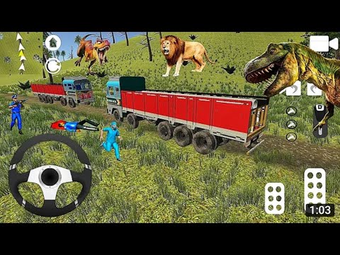 Offroad Police Bus Driving - Hill Dangerous Duty Simulator Games 2022 - Android Gameplay