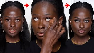 This Foundation Routine Looks Like A Filter 😱 (Dark Skin Friendly)