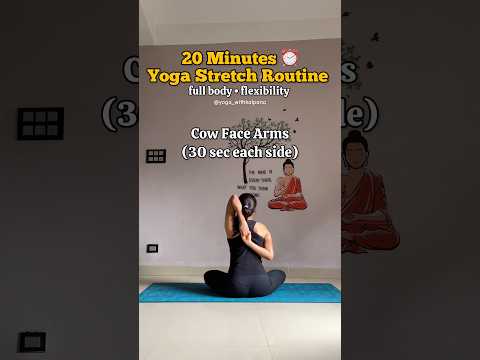 YouTube · Yoga_withkalpana — Ayo coba stretching seluruh tubuh dalam 20 menit! 🧘‍♀️ Cocok banget buat pemula yang ingin...
