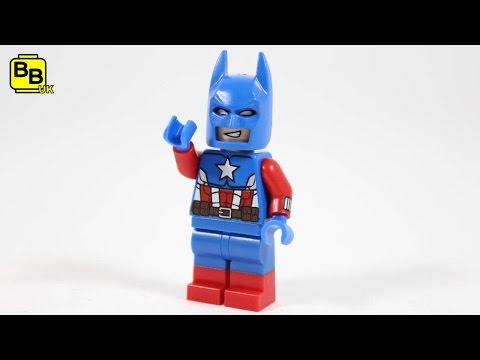 LEGO BATMAN MOVIE THE BATRIOT MINIFIGURE CREATION