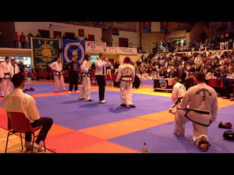 ITF Taekwon-do Sparring: IUTF Celtic Cup 2012 - Men's Final, IRELAND vs ENGLAND (Fight 4)