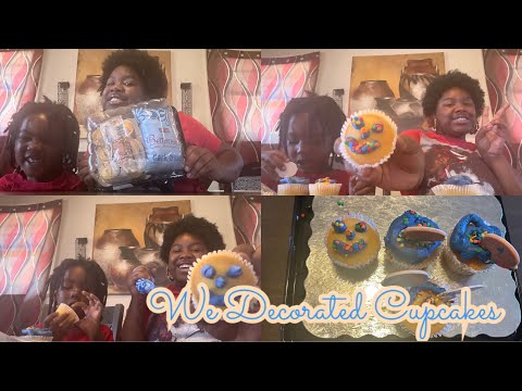 We decorated cupcakes 🧁 | Aamir ate the sprinkles| #goviral #boymom #sahmlife #sahm #momlife