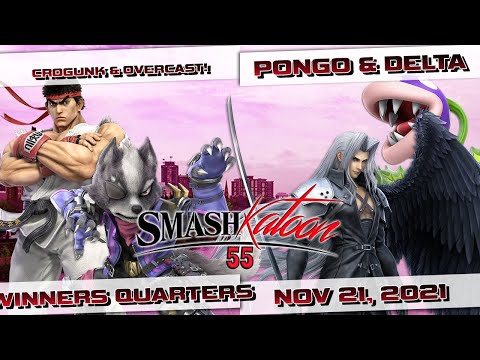 Crogunk & Overcast! (R) vs. Pongo & Delta (B) - Winners Quarters - Smashkatoon 55