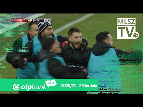 Grozav Gheorghe-Teodor második gólja a MOL Fehérvár FC – DVTK mérkőzésen