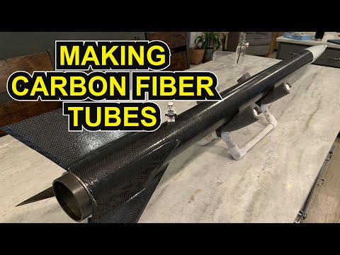 How I Roll Carbon Fiber Tubes for Rockets