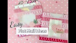 💌  Flat Happy Mail Idea 🌟 One Style, 3 Ways, Make 3 with 🌟 One Sheet 12x12 Paper 💗 V-Day