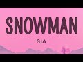 Sia Snowman Lyrics