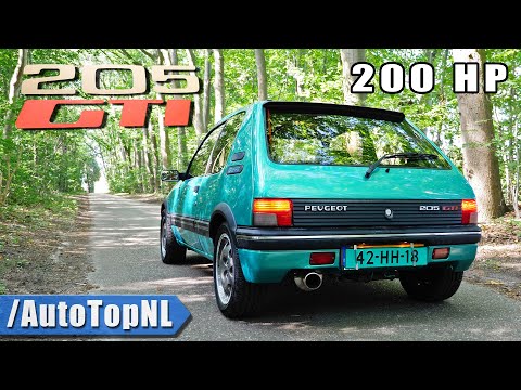 The AMAZING SOUND of a Peugeot 205 GTi 2.0 16v ENGINE SWAP by AutoTopNL