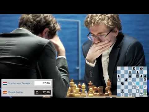 BLUNDER ENDGAME!! Jorden Van Foreest vs David Anton Guijarro || Tata Chess 2021 - R6