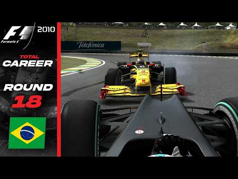 This PENALTY made me ANGRY 😡 F1 2010 Career | Round 18 Brazilian GP
