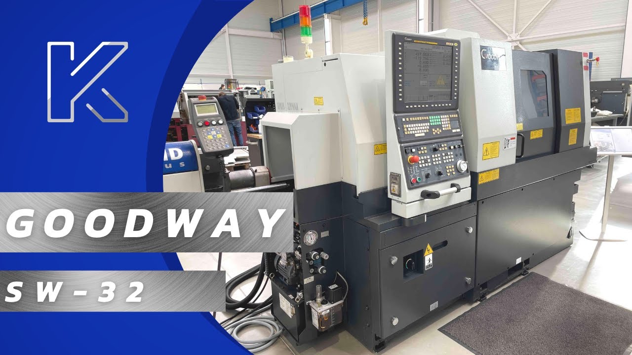Swiss-type Cnc Lathe Goodway Sw 32