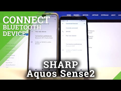 How to Connect Bluetooth Device with SHARP Aquos Sense2 – Bluetooth Connection