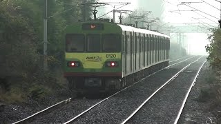 preview picture of video 'IE 8100 Class Dart Train number 8120 - Shankill Station, Dublin'