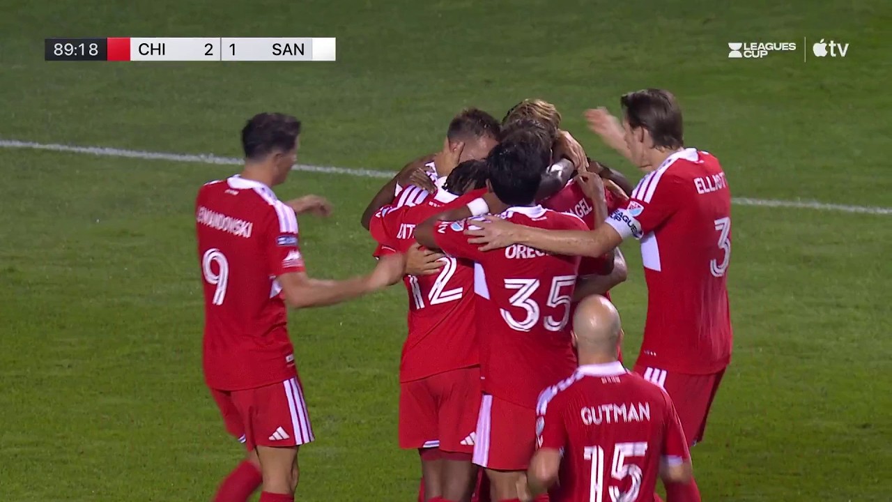 😤 CHICAGO FIRE 3-1 SANTOS LAGUNA | Remontada de 'The Men in Red' | HIGHLIGHTS | Leagues Cup