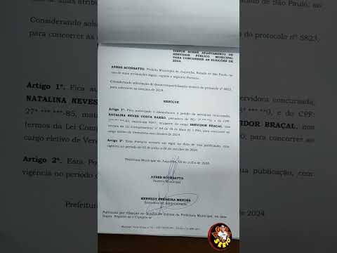 PORTARIAS GOVERNO AYRES SCORSATTO 2024