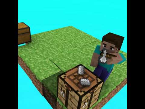 First Minecraft animation