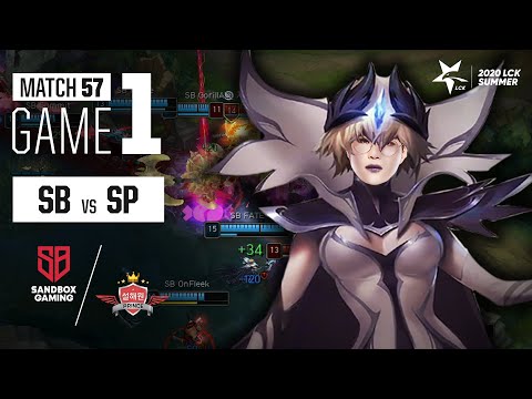 SB vs SP | Match57 Game1 H/L | 2020 LCK Summer