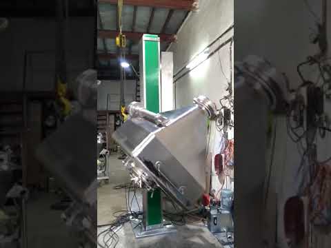Stainless steel ss bin blender, for pharma, capacity: 250 kg