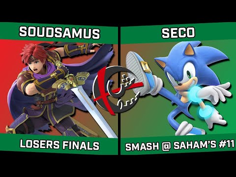 Soudsamus (Roy) vs Seco (Sonic) - Smash @ Saham's #11 - Losers Finals