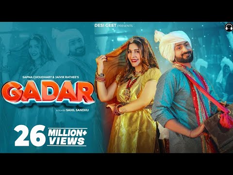 Gadar (Official Video) | Sapna Choudhary | Jaivir Rathee | Raj Mawar | Ashu Twinkle | Haryanvi Song