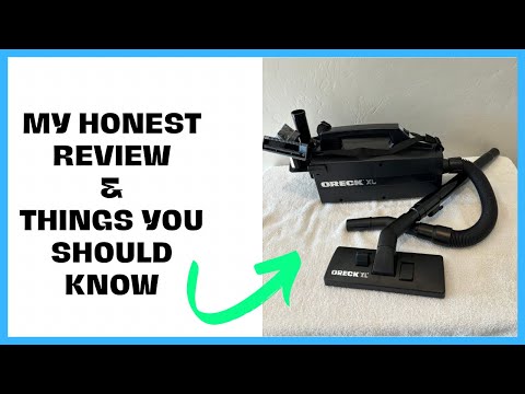 Oreck Super Deluxe XL Compact Canister Vacuum Cleaner Review & Demo