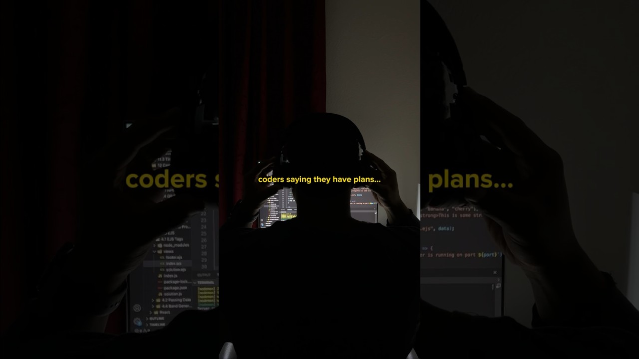 What Coders “Plans” REALLY look like #codewithme #motivation #javascript #programmer #css #coding #c
