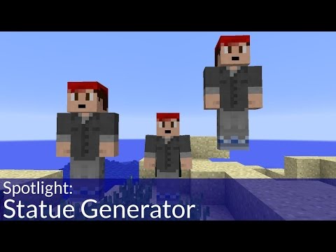 OMGcraft - Minecraft Tips & Tutorials! - Statue Generator in Vanilla Minecraft