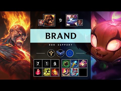 Brand Support vs Yuumi - EUW Diamond Patch 25.14
