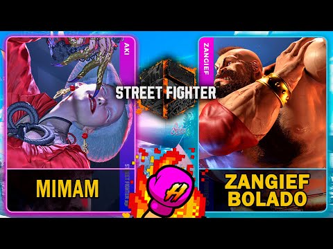 Street Fighter 6 🥊 Mimam (AKI) VS Zangief Bolado (ZANGIEF) 🥊 スト6  🥊 SF6 🥊4K 60ᶠᵖˢ