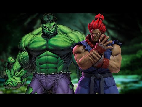 Hulk VS Akuma | MUGEN (REQUEST)