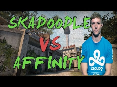 CSGO: POV Cloud9 Skadoodle vs affiNity (27/10) overpass @ ESL ESEA Pro League