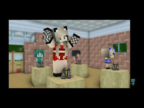 Chicken wing meme Blewing  baby cute Girl - Funny Minecraft Animation