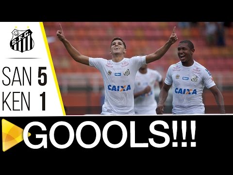 Santos 5 x 1 Kenitra | GOLS | Amistoso Internacional (28/01/17)