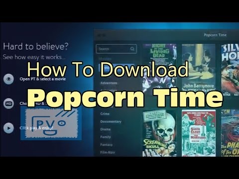 comment installer popcorn time