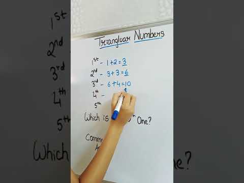 Triangular numbers #shorts #maths #trending