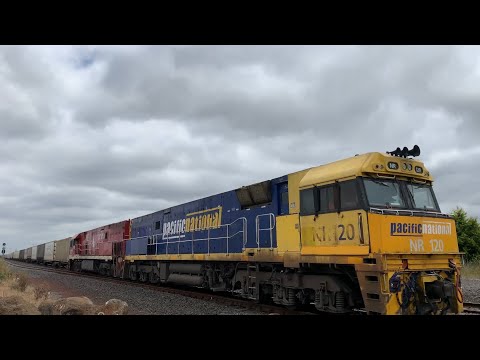 3PM7 With NR120 & NR75 (Ghan) At Gheringhap (23/11/22)