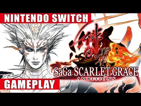 SaGa Scarlet Grace: Ambitions Nintendo Switch Gameplay