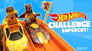 Hot Wheels Superheroes Challenge SuperCut! Race Car Action &amp; Family Fun by KIDCITY