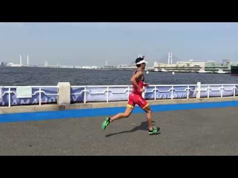 Mario Mola - Running form Analysis,  2016.05.14 Yokohama Triathlon - 2【240fps】