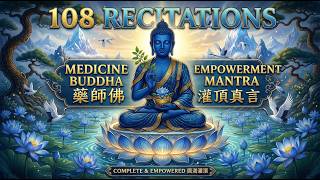 超殊胜【藥師灌頂真言 108遍】Medicine Buddha Mantra | Eliminate Pain & Protect Health