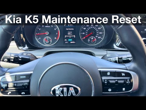 2021 Kia K5 How to reset the maintenance oil life reminder 2022