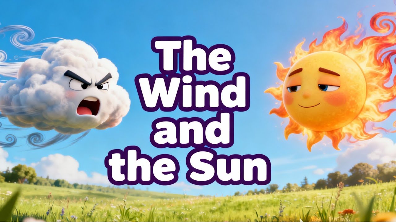 The Wind and the Sun | Aesop's Fables | Moral Stories for Kids | Fabulous Fables