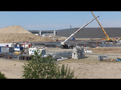 TESLA / Gigafactory 4 / 02.06.2021 /4k Video
