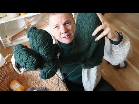 Hantverkshärvan Vlogmas 1/12 2022 - Sara dyker ner i en bortglömd garnskatt
