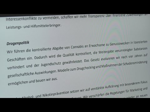 Umfrage zur Cannabislegalisierung