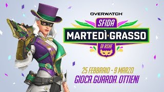 Overwatch - Sfida Martedì Grasso di Ashe | Guarda e ottieni