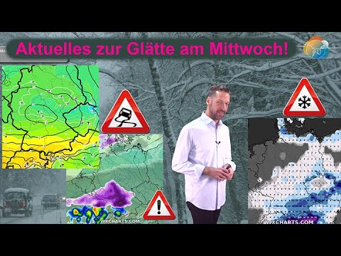 Risk of slippery conditions on Wednesday – warning & all-clear! Sleet, freezing rain & snow. Chri...