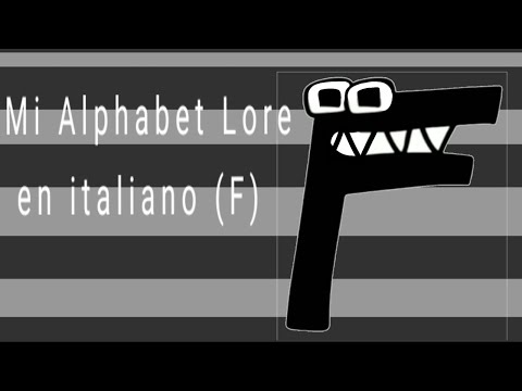 La mia conoscenza dell'alfabeto in italiano (F)