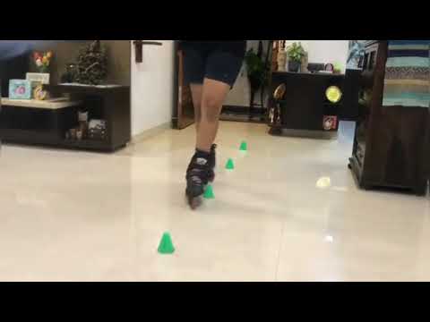 FRONT SNAKE - INLINE FREESTYLE SKATING. LEVEL 1 TRICK. SLALOM.