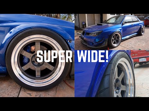 SUBARU WRX GETS SUPER WIDE! *New setup!*
